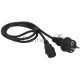Шнур питания Lanmaster LAN-PP13/SH-10-BK C13-Schuko проводник.:3x0.75мм2 10м 250В 10А черный
