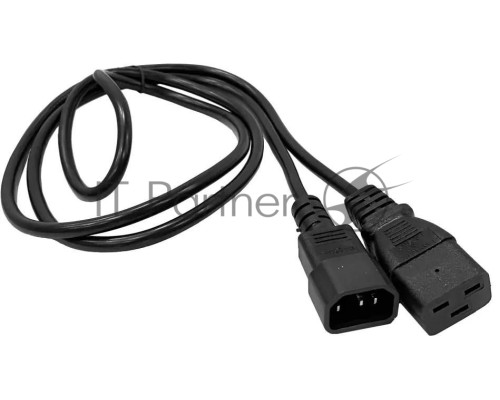 Шнур питания Lanmaster LAN-PP19/14-1.8-BK C19-С14 проводник.:3x0.75мм2 1.8м 220В 10А черный