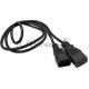 Шнур питания Lanmaster LAN-PP19/14-1.8-BK C19-С14 проводник.:3x0.75мм2 1.8м 220В 10А черный