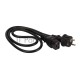Шнур питания Lanmaster LAN-PP19L/SH-1.0-BK C19-Schuko проводник.:3x1.5мм2 1м 220В 16А черный