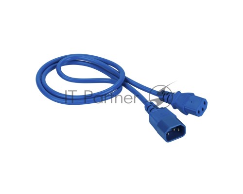 Шнур питания Lanmaster LAN-PP13/14-10-BL C13-С14 проводник.:3x0.75мм2 10м 220В 10А синий