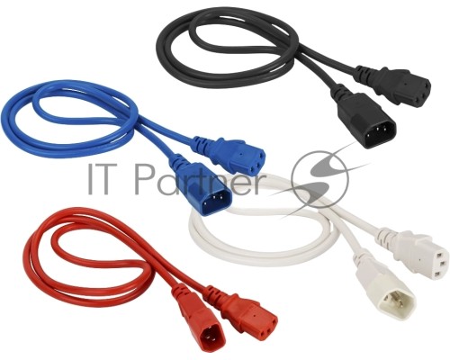 Шнур питания Lanmaster LAN-PP13/14-10-BL C13-С14 проводник.:3x0.75мм2 10м 220В 10А синий