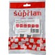 Панель Suprlan 10-0302-1, лицевая со шторкой 45x45, 2xKeystone ABS пластик, белый