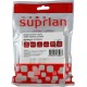 Панель Suprlan 10-0334-1, лицевая со шторкой 80x80, 2xKeystone ABS пластик, белый