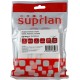 Панель Suprlan 10-0334-1, лицевая со шторкой 80x80, 2xKeystone ABS пластик, белый