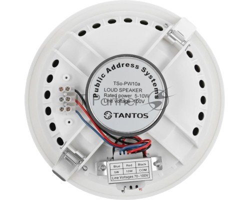 Громкоговоритель Tantos TSo-PW10a потолочный 10Вт белый (00-00026419)