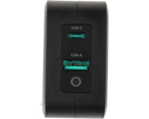 Блок питания TopON TOP-GaN-65WB автоматический 65W 5V-20V 3.25A 2xUSB от бытовой электросети LED индикатор