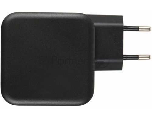 Блок питания TopON TOP-GaN-65WB автоматический 65W 5V-20V 3.25A 2xUSB от бытовой электросети LED индикатор