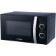 Микроволновая печь Hyundai HYM-M2055 черный/серебристый, 20 л, 700 Вт, переключатели - поворотный механизм