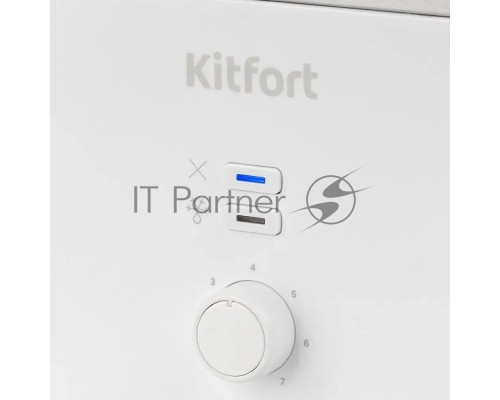 Тостер Kitfort КТ-4025 белый/стальной