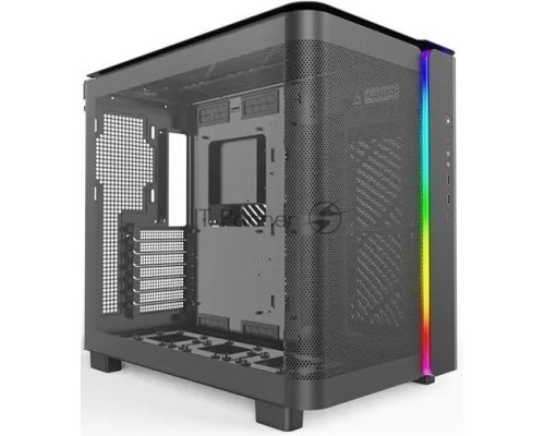 Компьютерный корпус Montech King 95 черный без БП ATX 2xUSB3.0 1xUSB3.1 audio bott PSU
