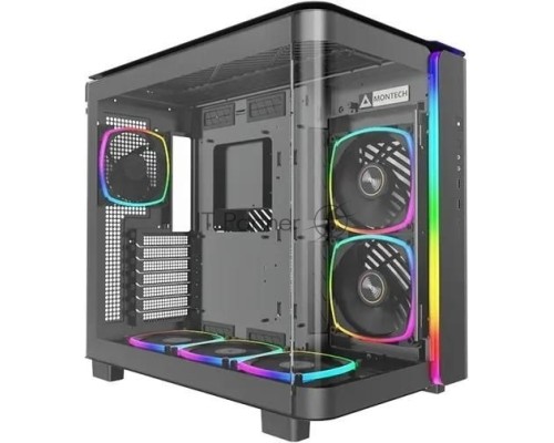 Компьютерный корпус Montech King 95 PRO черный без БП ATX 4x120mm 2x140mm 2xUSB3.0 1xUSB3.1 audio bott PSU