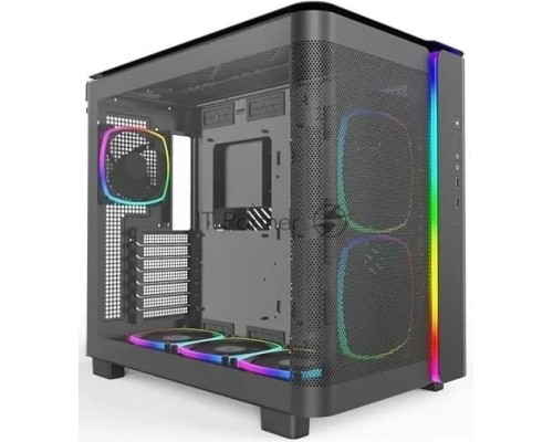 Компьютерный корпус Montech King 95 PRO черный без БП ATX 4x120mm 2x140mm 2xUSB3.0 1xUSB3.1 audio bott PSU