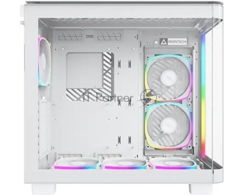 Корпус Montech King 95 Pro белый без БП ATX 4x120mm 2x140mm 2xUSB3.0 1xUSB3.1 audio bott PSU
