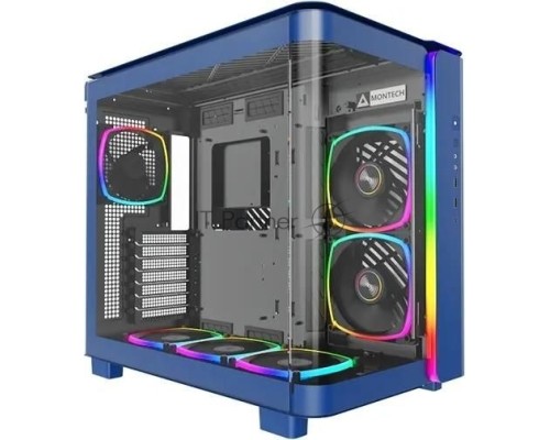 Компьютерный корпус Montech King 95 Pro голубой без БП ATX 4x120mm 2x140mm 1x180mm 2xUSB3.0 audio bott PSU