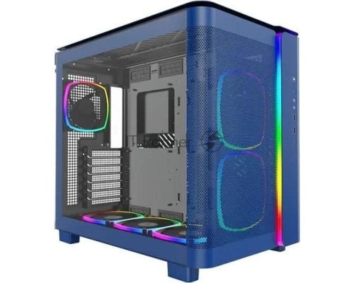 Компьютерный корпус Montech King 95 Pro голубой без БП ATX 4x120mm 2x140mm 1x180mm 2xUSB3.0 audio bott PSU