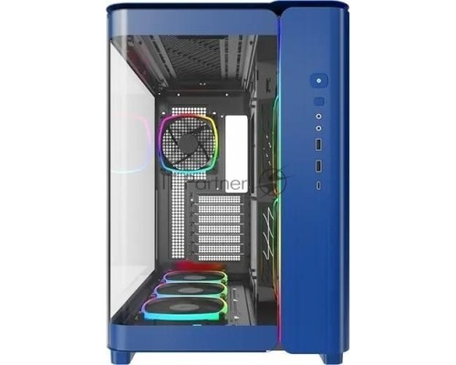 Компьютерный корпус Montech King 95 Pro голубой без БП ATX 4x120mm 2x140mm 1x180mm 2xUSB3.0 audio bott PSU