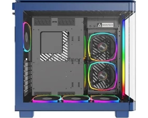 Компьютерный корпус Montech King 95 Pro голубой без БП ATX 4x120mm 2x140mm 1x180mm 2xUSB3.0 audio bott PSU
