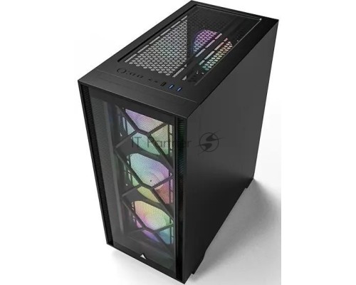 Компьютерный корпус Montech AIR 1000 PREMIUM черный без БП ATX 1x120mm 3x140mm 2xUSB3.0 audio bott PSU