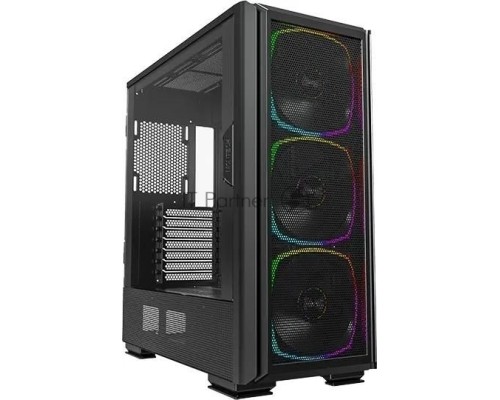 Компьютерный корпус Montech SKY TWO GX черный без БП ATX 3x140mm 2xUSB3.0 1xUSB3.1 audio bott PSU