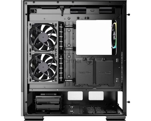 Компьютерный корпус Montech SKY TWO черный без БП ATX 3x140mm 2xUSB3.0 1xUSB3.1 audio bott PSU