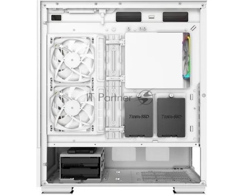 Компьютерный корпус Montech SKY TWO белый без БП ATX 3x140mm 2xUSB3.0 1xUSB3.1 audio bott PSU