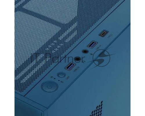 Компьютерный корпус Montech SKY TWO MOROCCO голубой без БП ATX 4x120mm 2xUSB3.0 1xUSB3.1 audio bott PSU