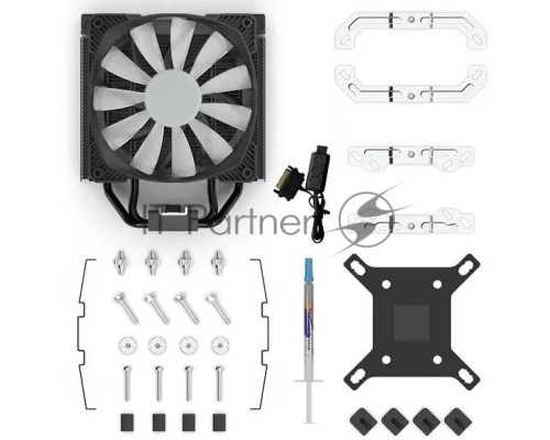 Устройство охлаждения (кулер) MONTECH Air Cooler 210 ARGB Soc-AM5/AM4/1151/1200/1700 черный 4-pin Al+Cu 210W Ret (AIR COOLER 210 ARGB)