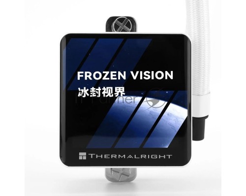 Система водяного охлаждения Thermalright Frozen Vision 360 ARGB Soc-AM5/AM4/1151/1200/2066/2011/1700 белый 4-pin 27dB Al LCD Ret (F-VISION-360-WH) Система водяного охлаждения Thermalright Frozen Vision 360 ARGB Soc-AM5/AM4/1151/1200/2066/2011/1700 белый 4-pin 27dB Al LCD Ret (F-VISION-360-WH)