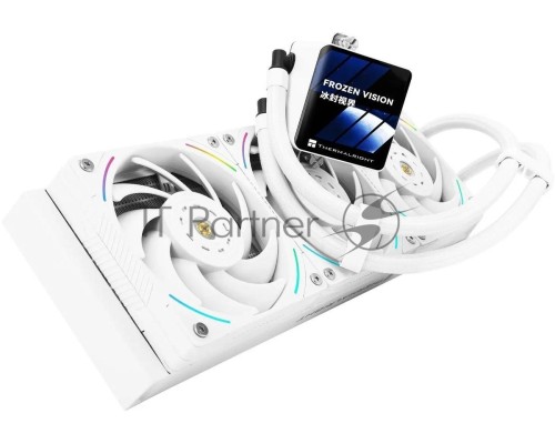 Система водяного охлаждения Thermalright Frozen Vision 360 ARGB Soc-AM5/AM4/1151/1200/2066/2011/1700 белый 4-pin 27dB Al LCD Ret (F-VISION-360-WH) Система водяного охлаждения Thermalright Frozen Vision 360 ARGB Soc-AM5/AM4/1151/1200/2066/2011/1700 белый 4-pin 27dB Al LCD Ret (F-VISION-360-WH)
