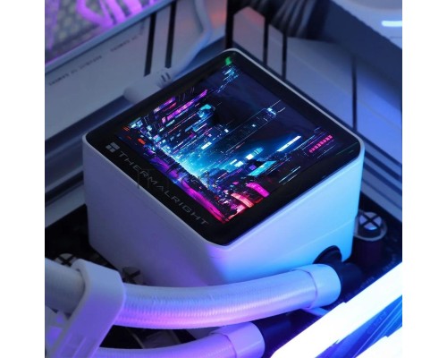 Система водяного охлаждения Thermalright Frozen Vision 360 ARGB Soc-AM5/AM4/1151/1200/2066/2011/1700 белый 4-pin 27dB Al LCD Ret (F-VISION-360-WH) Система водяного охлаждения Thermalright Frozen Vision 360 ARGB Soc-AM5/AM4/1151/1200/2066/2011/1700 белый 4-pin 27dB Al LCD Ret (F-VISION-360-WH)