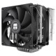 Устройство охлаждения(кулер) Thermalright Phantom Spirit 120 SE Soc-AM5/AM4/1151/1200/1700 черный 4-pin 25.6dB Al+Cu 765gr Ret (PS120-SE)