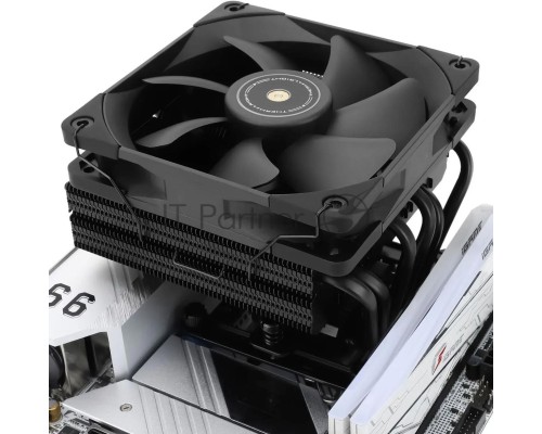 Устройство охлаждения(кулер) Thermalright SI-100-BL Soc-AM5/AM4/1151/1200/2066/1700 черный 4-pin 27.7dB Al 490gr Ret