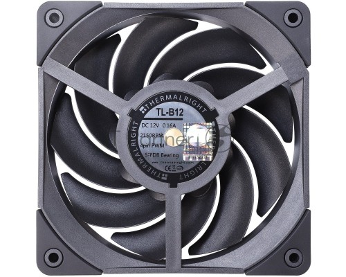 Вентилятор для корпуса Thermalright TL-B12 120х120x25.6 4-pin 28.1дБ Ret