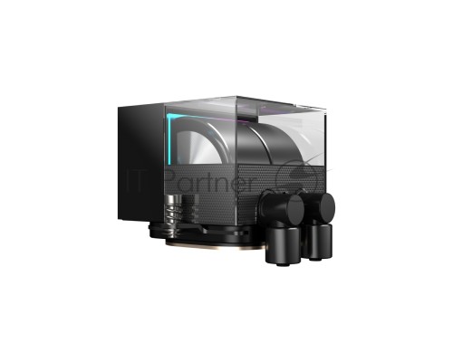 Система охлаждения/ PCCooler DS360 BK (310W, 360mm, LED temp., Black, ARGB Pump/ Fans: 3x120mm, 86.73CFM, 28dBA, 2200RPM/ Pump height 67mm, 28dBA, 3200RPM, Rad thickness 27mm/ S: 1851, 1700, 1200, 20XX, 115X, AM5, AM4)