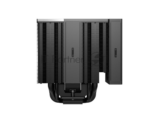 Кулер для процессора PCCooler RZ820 BK (289W, 4-pin PWM, 165mm, Al/Cu, 4x8mm+4x6mm, 1x140mm+1x150mm, 71.9CFM/86.7CFM, 27.1dBA/32dBA, 1500RPM/2200RPM, S: 1851/1700/1200/20XX/115X, AM5/AM4, black)