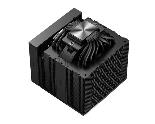 Кулер для процессора PCCooler RZ820 BK (289W, 4-pin PWM, 165mm, Al/Cu, 4x8mm+4x6mm, 1x140mm+1x150mm, 71.9CFM/86.7CFM, 27.1dBA/32dBA, 1500RPM/2200RPM, S: 1851/1700/1200/20XX/115X, AM5/AM4, black)