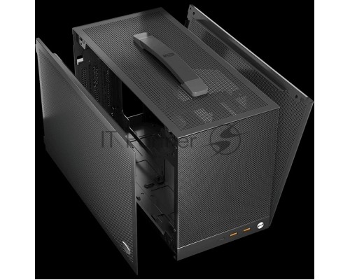 Компьютерный корпус без блока питания PCCooler CASE K101 MESH GY 3F
