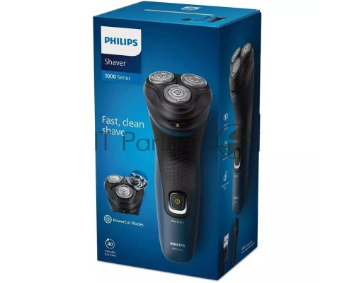 Электробритва Philips S1151/00 синий/черный