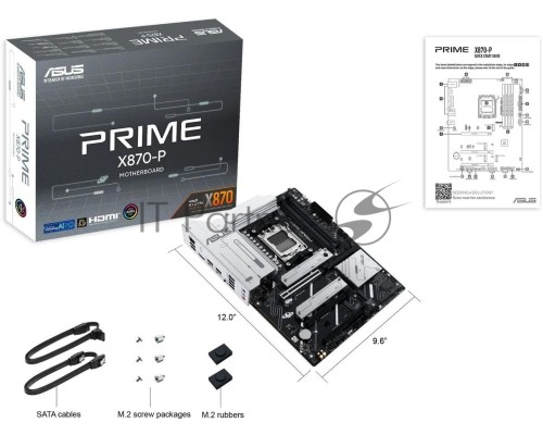 Материнская плата Asus PRIME X870-P SocketAM5 AMD X870 4xDDR5 ATX AC`97 8ch(7.1) 2.5Gg RAID+HDMI