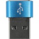Адаптер Premier 6-071 USB 2.0 A(m) USB Type-C (f) синий (пакет)