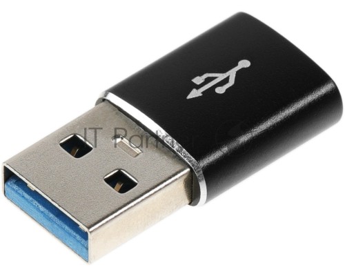 Адаптер Premier 6-071-3 USB 3.0 A(m) USB Type-C (f) черный (пакет)