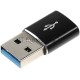 Адаптер Premier 6-071-3 USB 3.0 A(m) USB Type-C (f) черный (пакет)