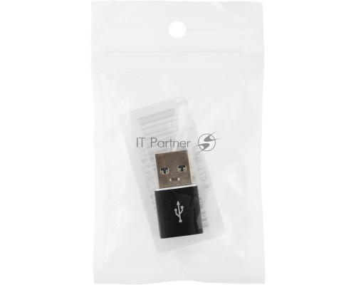 Адаптер Premier 6-071-3 USB 3.0 A(m) USB Type-C (f) черный (пакет)