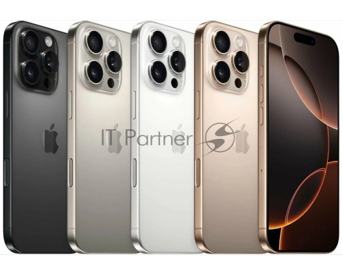 Смартфон Apple iPhone 16 Pro Max, 8/512Gb, бежевый титан