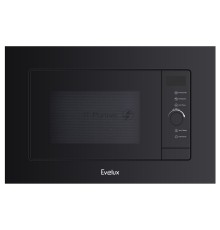 Микроволновая печь встраиваемая EVELUX MW 253 B черный, 17 л, 700 Вт, поворотный механизм/сенсор