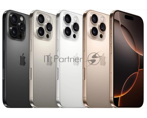 Смартфон Apple iPhone 16 Pro Max, 8/256Gb, черный титан