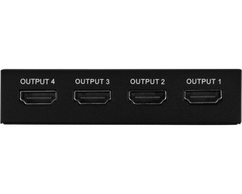 Сплиттер аудио-видео Premier 5-872-4 HDMI (f)/4xHDMI (f) черный