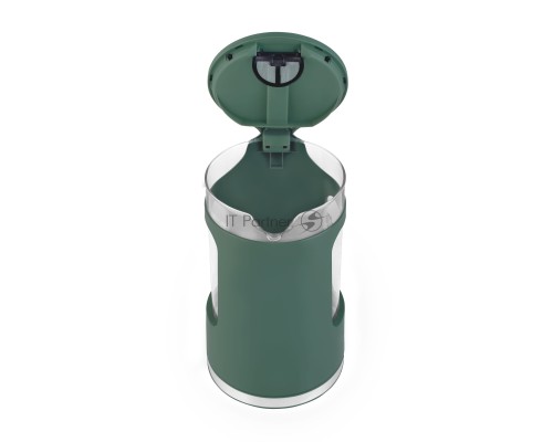 Чайник эл. Willmark WEK-1725G (1.7л, пов. на 360град., LED-подсв.,двустенный корпус,2200Вт,зеленый)