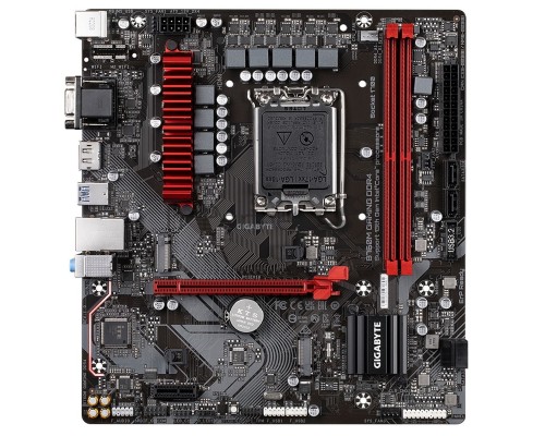 Материнская плата GIGABYTE B760M GAMING DDR4, LGA 1700, Intel B760, 2xDDR4, 4xSATA, 2xM.2, 1xPCI-E 4.0 x16, 1xPCI-E x1, 1xHDMI, 1xDP, 1xVGA, 1x 2.5Gb LAN, 2xUSB-A 2.0, 3xUSB-A 3.2 Gen 1, 1xUSB-C 3.2 Gen 1, 3x3.5 мм, 7.1, Micro-ATX, OEM